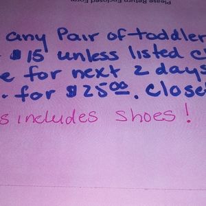 All Toddler shoes and sneakers